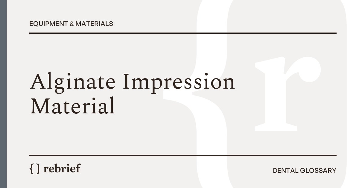 Alginate Impression Material