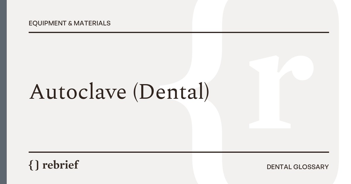 Autoclave (Dental)