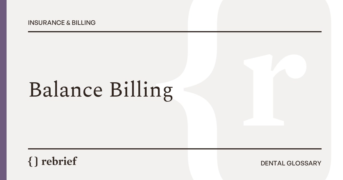 Balance Billing
