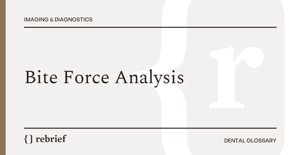 Bite Force Analysis
