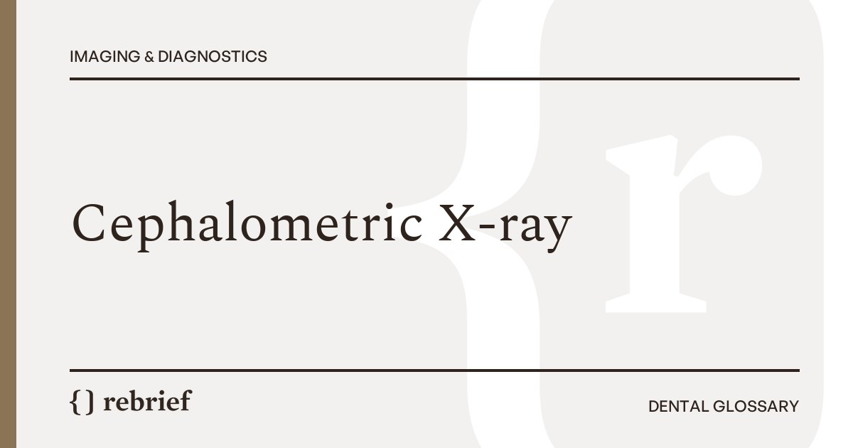Cephalometric X-ray
