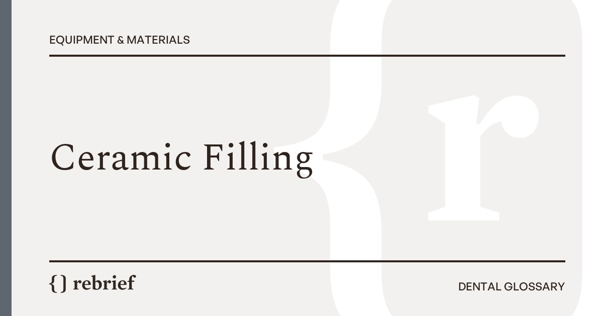Ceramic Filling