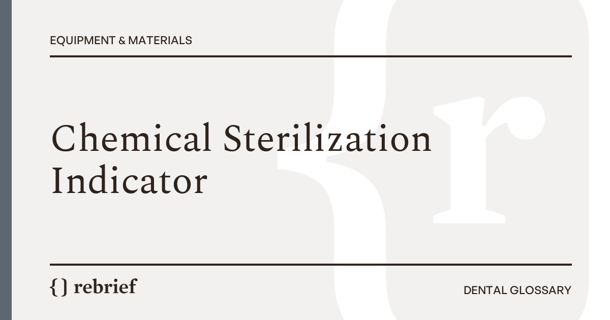Chemical Sterilization Indicator