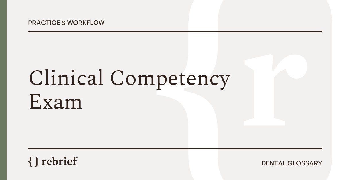 Clinical Competency Exam