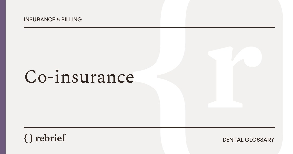 Co-insurance