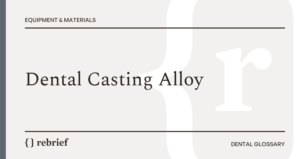Dental Casting Alloy