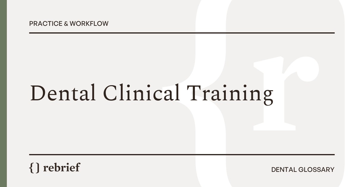 Dental Clinical Training