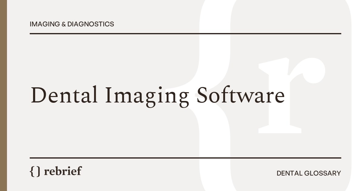 Dental Imaging Software