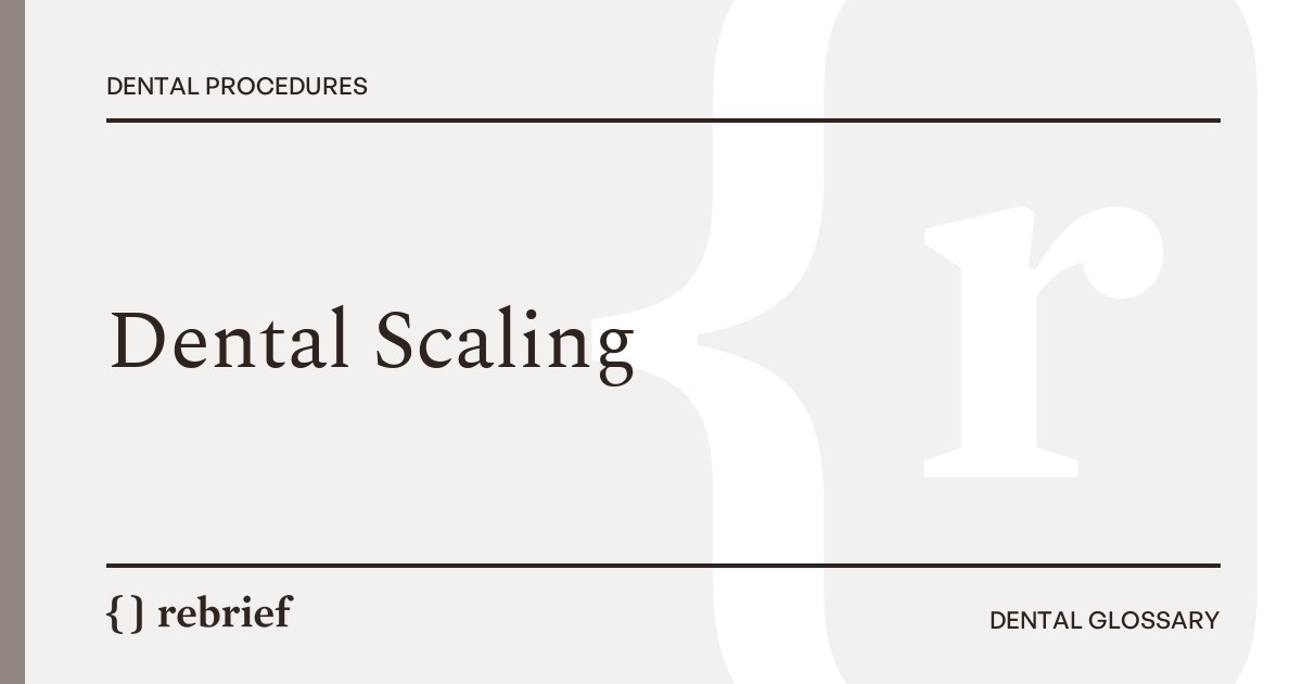Dental Scaling