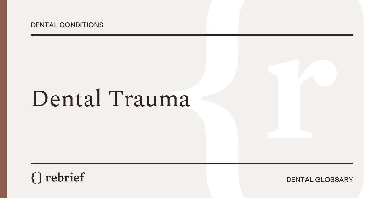 Dental Trauma