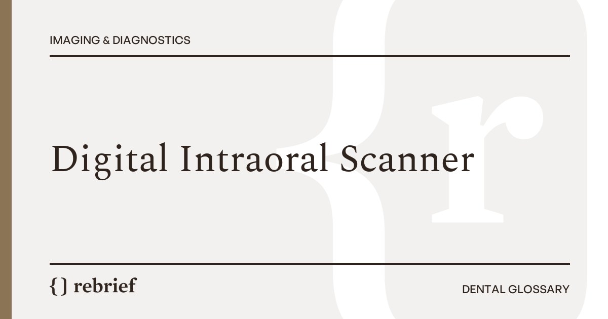 Digital Intraoral Scanner