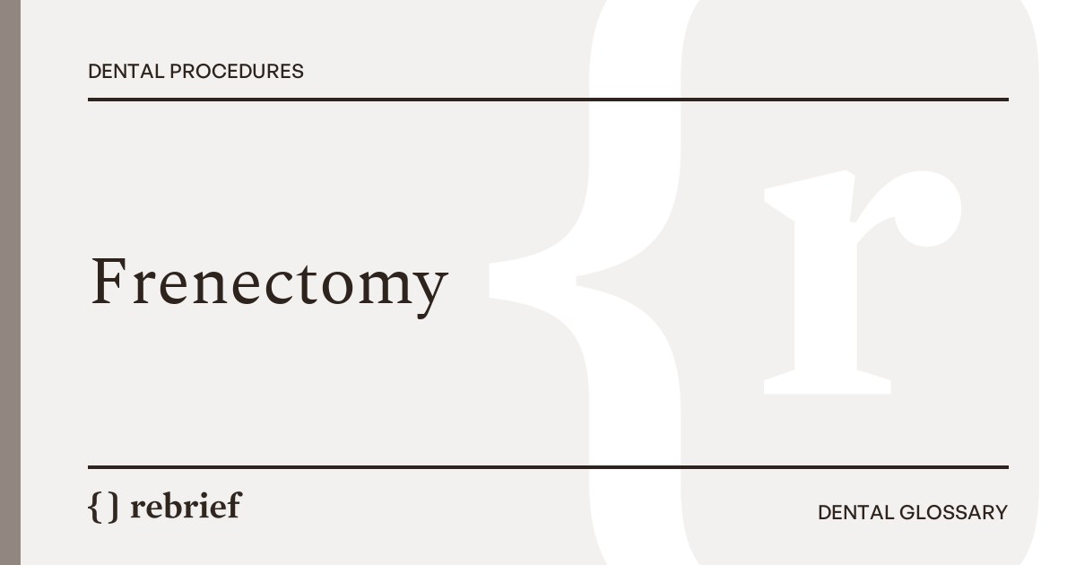 Frenectomy