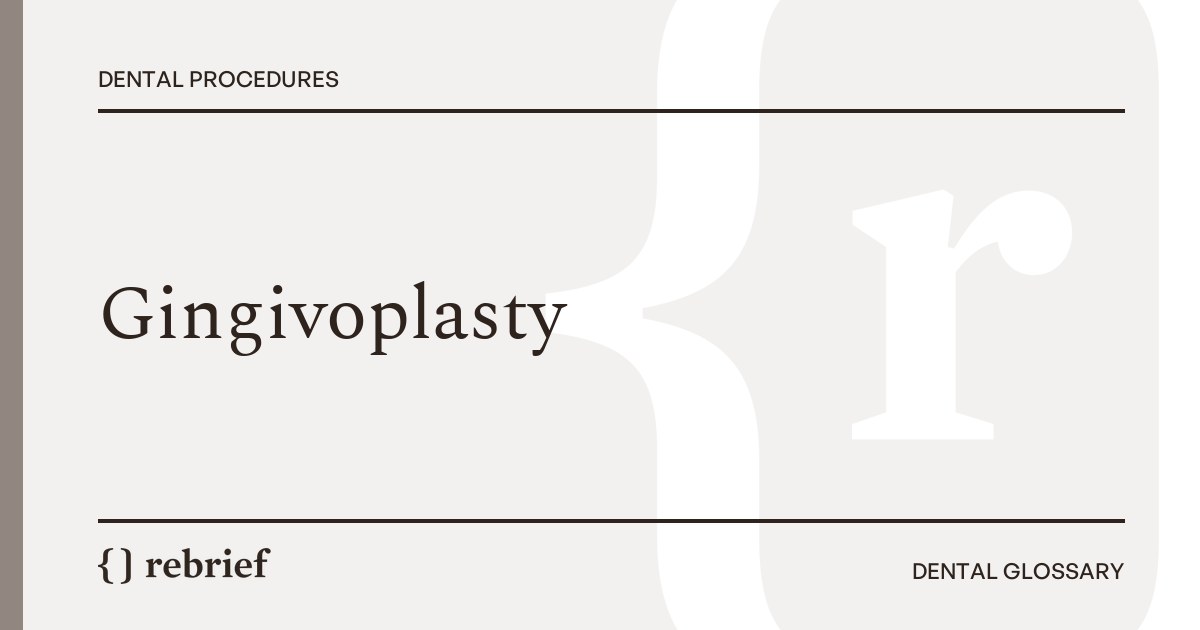 Gingivoplasty