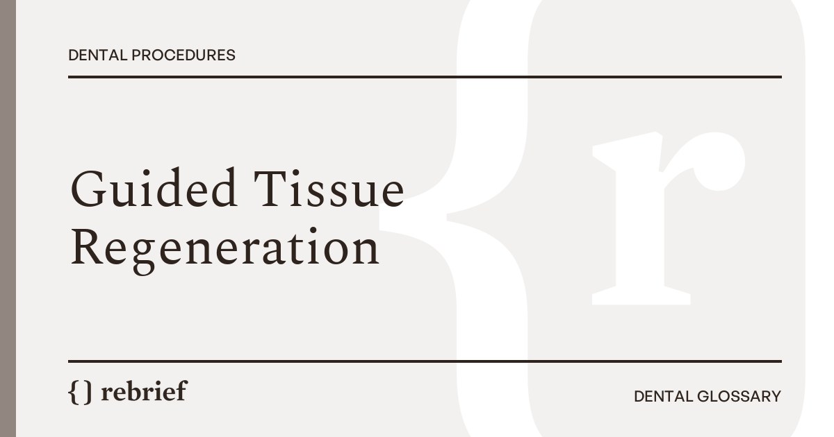 Guided Tissue Regeneration