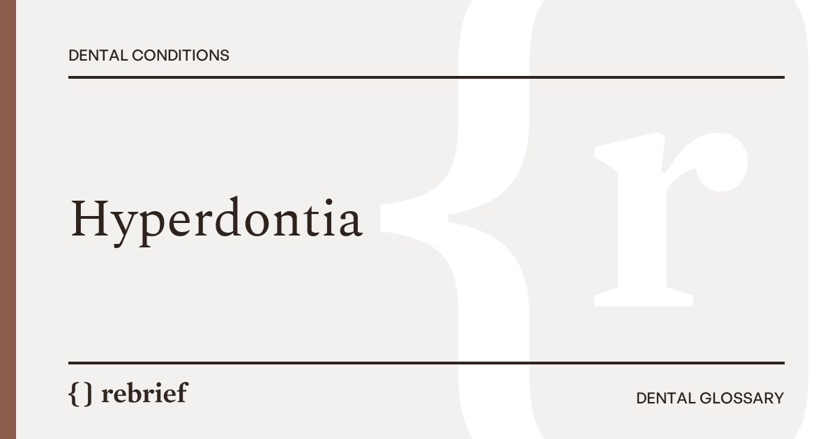 Hyperdontia