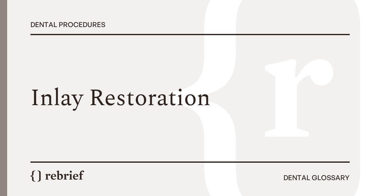 Inlay Restoration