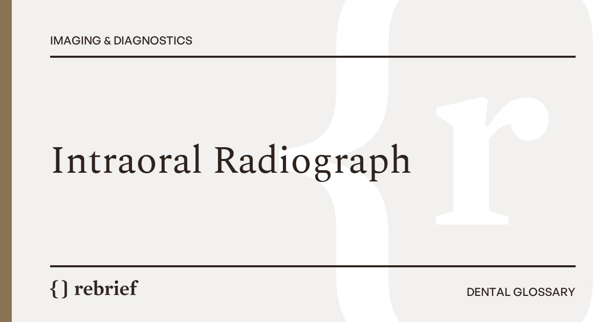 Intraoral Radiograph