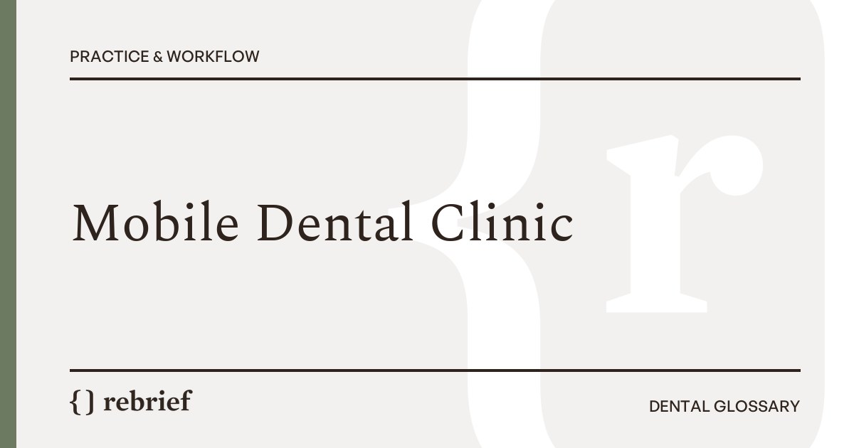 Mobile Dental Clinic
