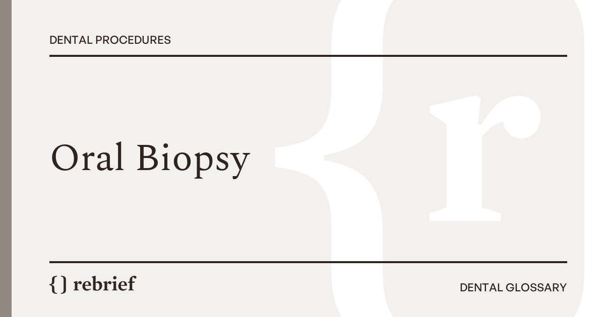 Oral Biopsy