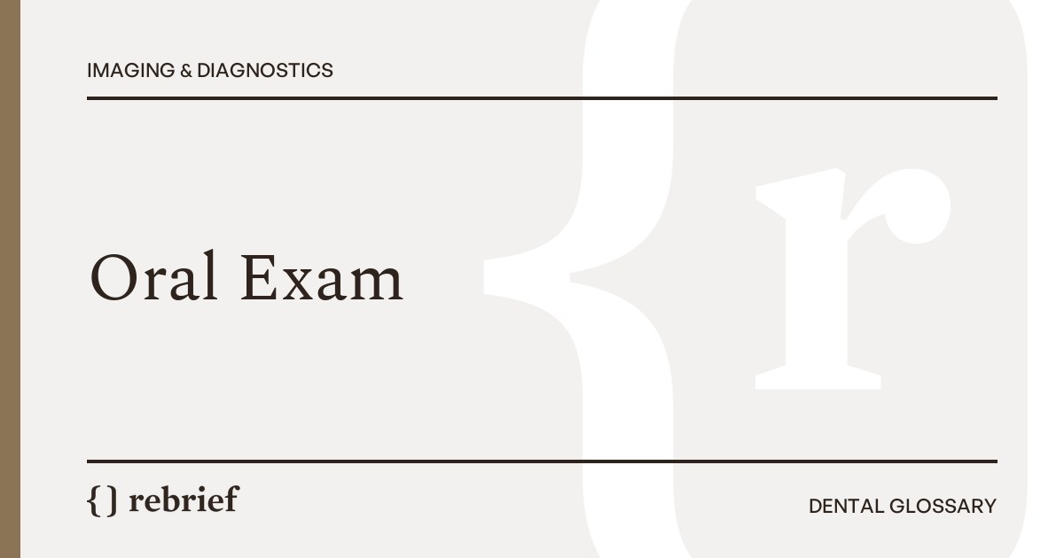 Oral Exam
