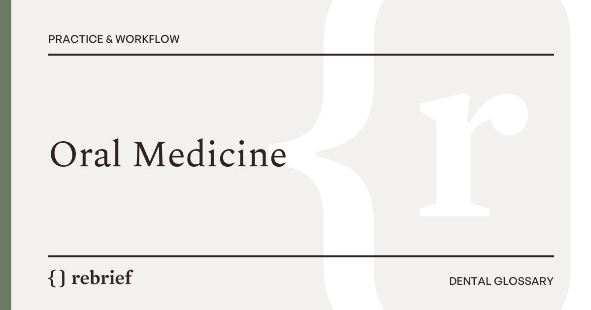 Oral Medicine