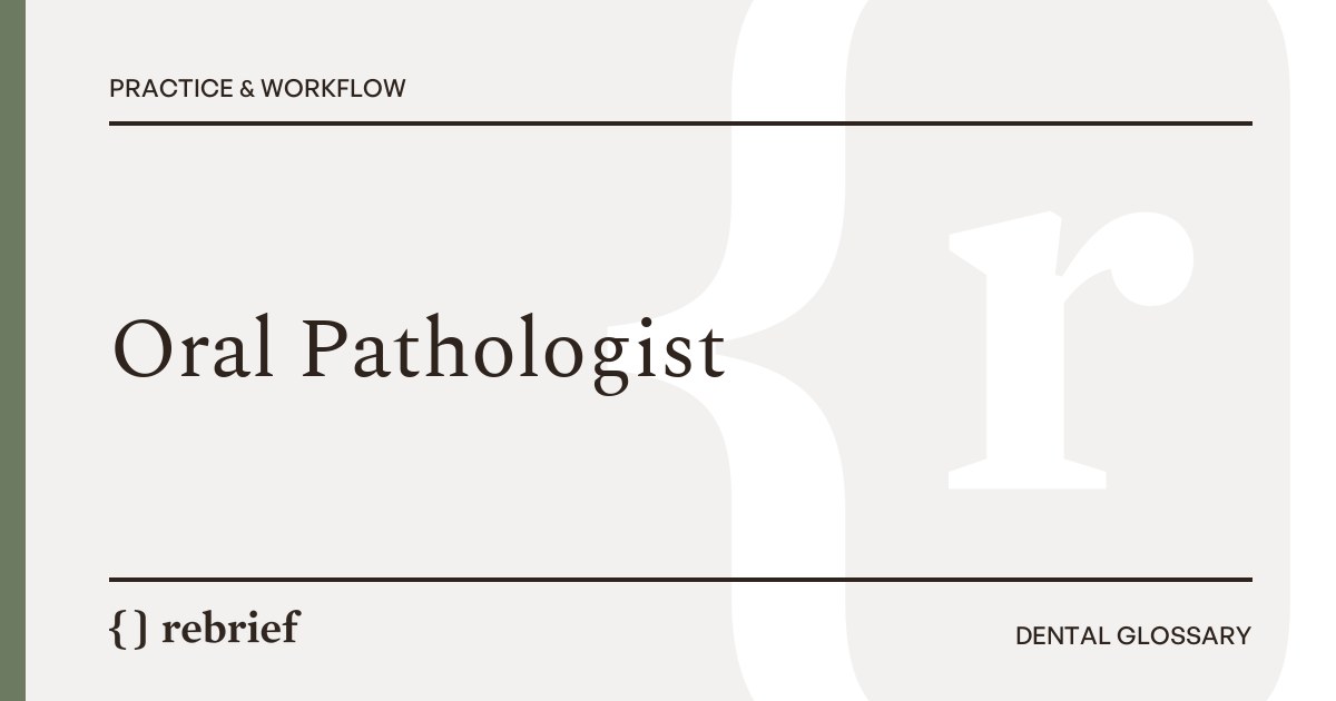 Oral Pathologist