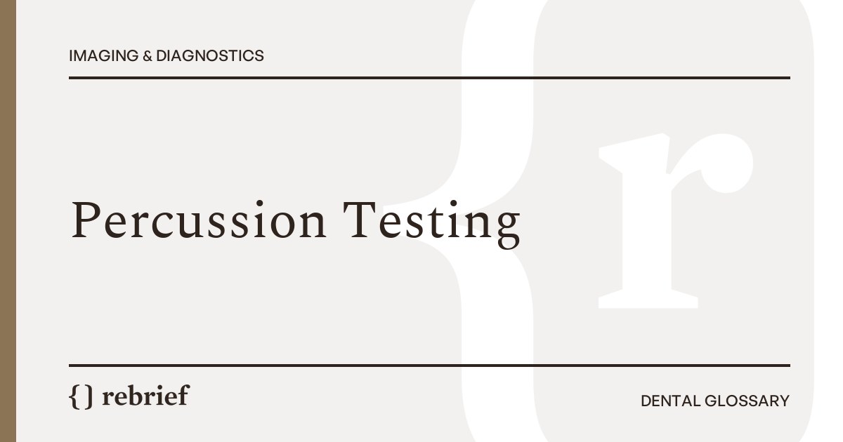 Percussion Testing