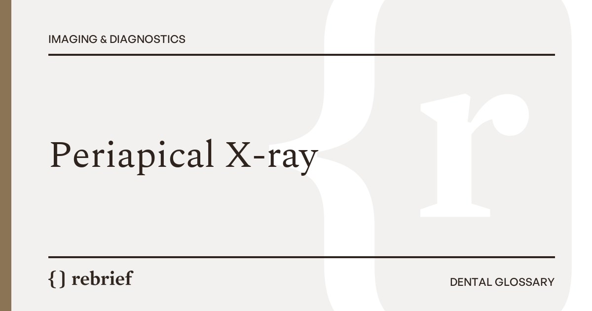 Periapical X-ray