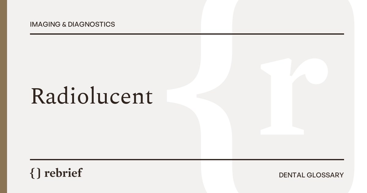 Radiolucent