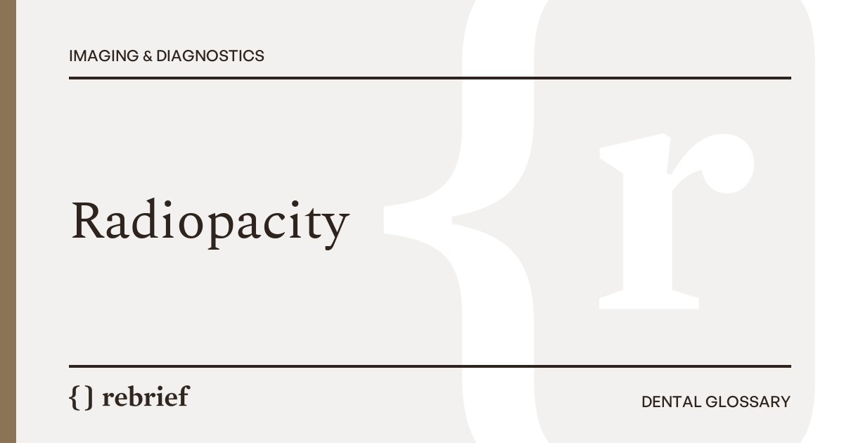 Radiopacity