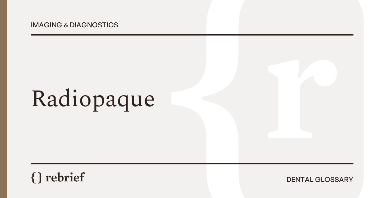 Radiopaque