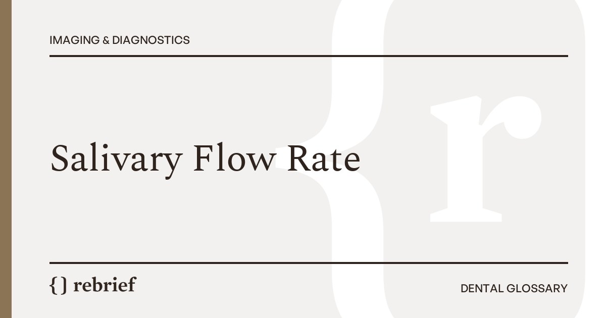 Salivary Flow Rate