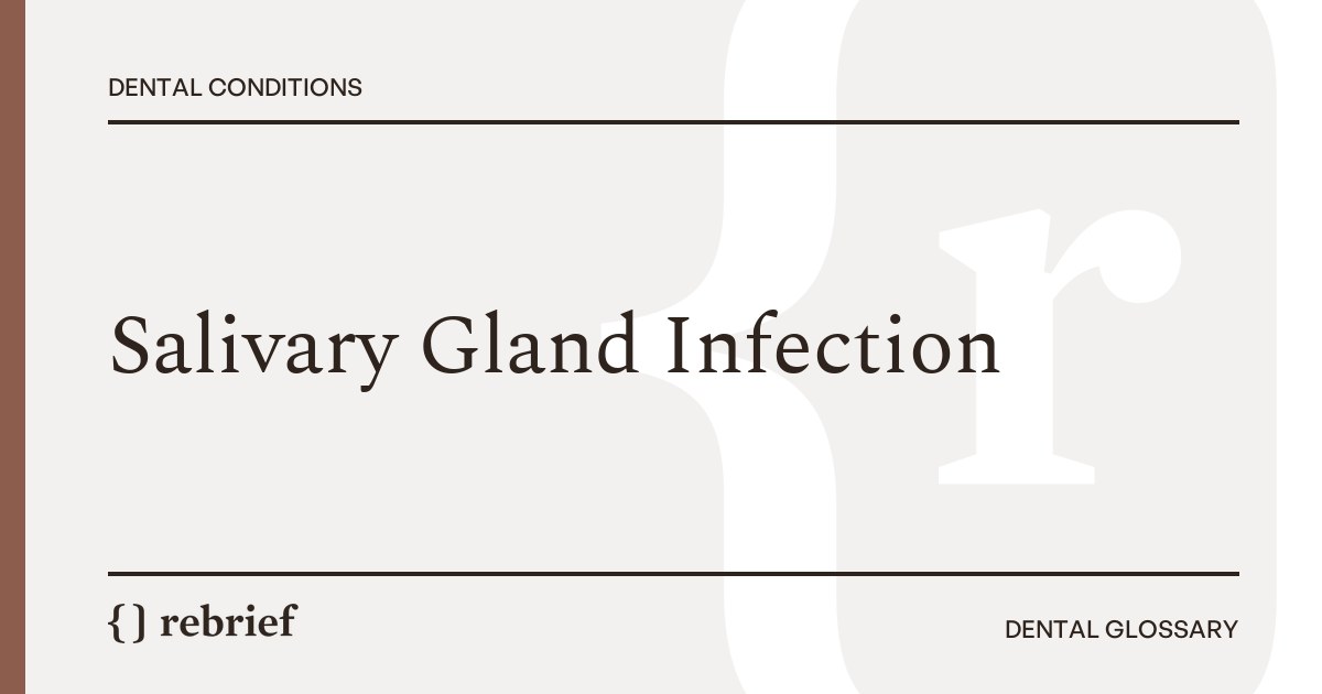 Salivary Gland Infection