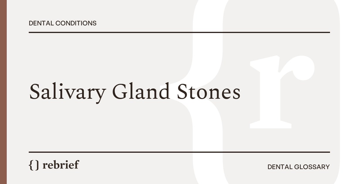 Salivary Gland Stones