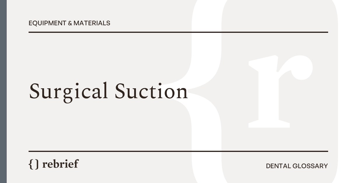 Surgical Suction