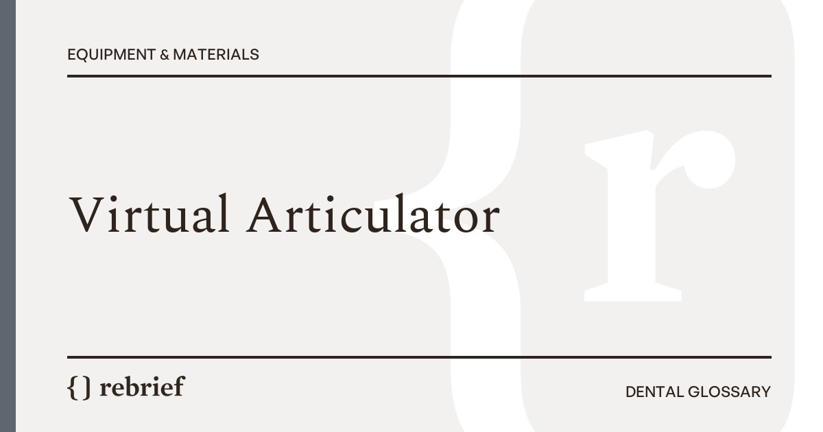 Virtual Articulator
